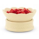 Candle Warmers Cwdce702 Ceramic Candle Warmer & Dish Combo- Cinnamon Apple by Candle Warmers