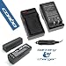 Combo Set Premium Np-700 Replacement Lithium-ion Battery + Home Battery Charger with Car Adapter for Konica Minolta Digital Camera & Camcorder