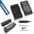 Combo Set Premium Np-700 Replacement Lithium-ion Battery + Home Battery Charger with Car Adapter for Konica Minolta Digital Camera & Camcorder