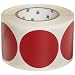 Brady 55338 3" Diameter, B-933 Vinyl Tape, Red Vinyl Aisle Marking Dots (Pack Of 500)