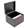 STEELMASTER Steel Card File Box, Fits 6 x 9 Index Cards, 900 Card Capacity, 9 x 7 x 8.5 Inches, Black (263869BLA)