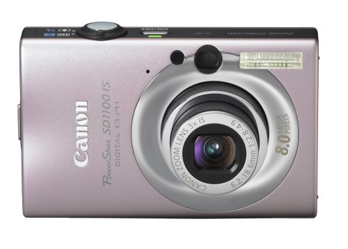 Childrens Toyshop  Electronics : Canon PowerShot SD1100IS 8MP Digital Camera with 3x Optical Image Stabilized Zoom (Pink)