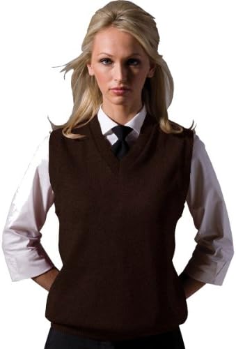 Ed Garments Women's V-Neck Durable Sweater Vest