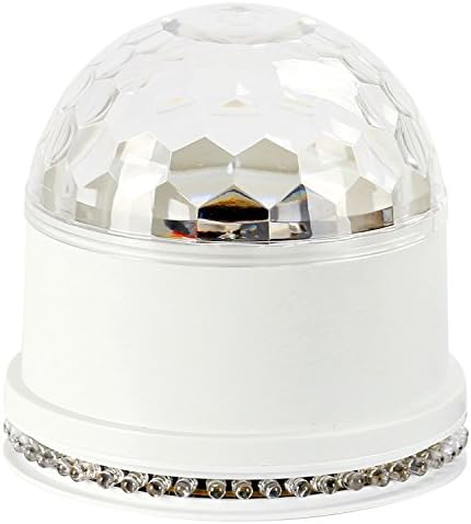 DJ Lights Disco Ball Lamps Stage Laser Light for KTV Club with RGB 12 Colors Dacuan (White)