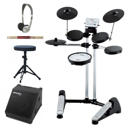 Roland HD3 Package | Includes Spur DR30 Amp, Berkeley Headphones, Spur Drum Throne and Sticks | Exclusive to Rimmers Music Roland HD3 Package | Includes Spur DR30 Amp, Berkeley Headphones, Spur Drum Throne and Sticks | Exclusive to Rimmers Music