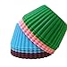 Silicone Cupcake Liners - Baking Molds - Wedding Baking Supplies - Reusable - 12 Piece Set with Storage Container by Cport Bakeware