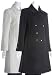 Larry Levine Collezioni Luxury Cashmere Double Breasted Coat
