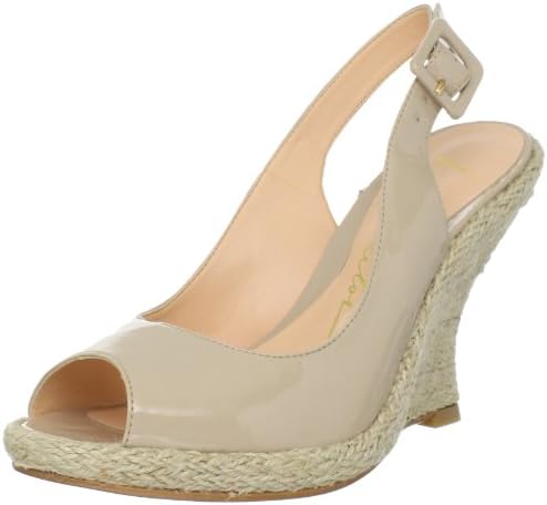 Luiza Barcelos Women's TX027R Open-Toe Espadrille,Ecolux Bebe,9 M US