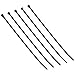 eBoot 100 Pack 10 Inch Self-locking Zip Ties Nylon Cable Ties, Black