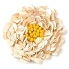 Flower Applique - Beige - 2 3/4in Each