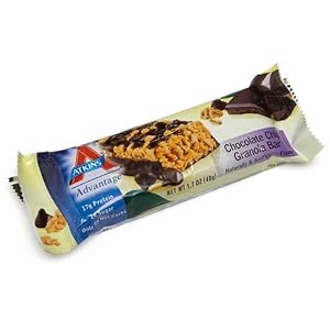 Atkins Advantage Bars, Chocolate Chip Granola, 5/1.7-Ounce Bars (Pack of 2 )