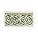 Adex USA Hampton Listello Byzantine 3 x 6 Green Ceramic Tile & Stone Image