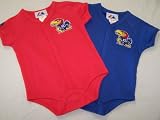 Kansas Jayhawks Baby Twin Creepers
