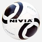 NIVIA FOOTBALL BLACK AND WHITE COLOR SIZE - 5 ALL AGES