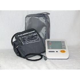 SFO Fully Automatic Advanced Arm Blood Pressure Monitor with Pulse Rate Display, Memory Storage, Free Travel Case, large LCD display, Free TrackMyBP Software