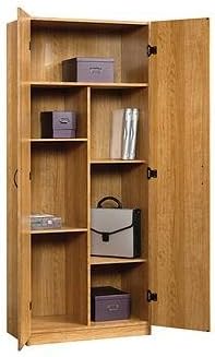 Beginnings Storage Cabinet in Highland Oak