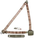 IMAGE OF Allstar Performance ALL98118 Tan Three-Point Retractable Seat Belt