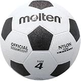molten(モルテン)亀甲ゴムサッカー4号(白黒)F4W