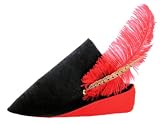 Sueded Cloth Woodsman Hat, Child Size, Made in USA, Black with Red Lining