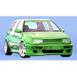 1993-1998 Volkswagen Golf Jetta R-1 Front Bumper by DuraFlex