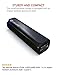 Portable Charger +LIFEGUARD MINI 1 3000mAh | Best External Battery Power Bank Lipstick Sized Portable Charger Battery Charger for Cell Phone & Other USB Electronic Devices | iPhone 6+ 6 5S 5C 5 4S 4, iPod, Samsung Galaxy S5 S4 S3 S2 Note, BlackBerry, Sony, HTC, LG & Most Android | 18-Month Money-Back Guarantee (Black)