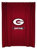 University of Georgia Bulldogs UGA Shower Curtain