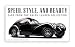 ポスター ファーマン（ラルフローレン） Speed Style and Beauty（ラルフローレン　コレクション） 額装済 アルミハイグレードフレーム（ゴールド）