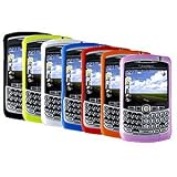 (More Colors Available) Original OEM Silicone Skin Case Cover for RIM BlackBerry Curve Curve 8300 8310 8320 8330 8900 8520. Accessory pouch included.
