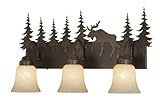 Vaxcel Yellowstone Indoor 3 Light Vanity Light