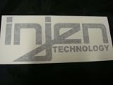 Injen Racing Decal Sticker (New) Black X 2