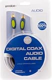 Digital Coax Audio Cable (6.6ft) (2 meters) (High Quality-Inventory Reduction)