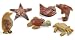 GeoCentral Dolomite Sealife Creatures Miniature Figurines - Turtle