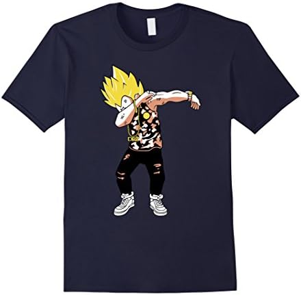 Men's Vegeta Dab Shirt Large Navy