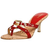 Guess Women's Miltonic Sandal,Red,6 M