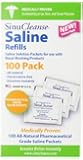 Sinu Cleanse Saline Nasal Care Refills, 100 Count