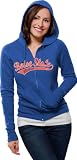 Boise State Broncos Women's Distressed Tail Sweep Full Zip Hooded Sweatshirt