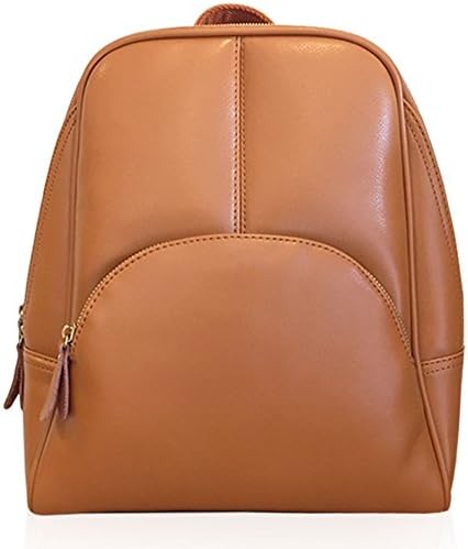 Womens Vintage Style Top Layer Cow Leather Backpack Shoulder Bag Brown