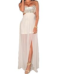 Sexy Strapless Bandeau Neck Sweetheart Floral Print Chiffon/Polyester/Spandex Cutout Pleated Evening Dress/Mini Dress 