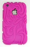 KingCase iPhone 3G & 3GS * Tribal Tattoo Silicone Case * (Hot Pink) 8GB, 16GB, 32GB