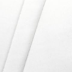 B1 Deko - Molton Stoff Meterware Breite 300cm Weiss