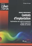 Energies renouvelables: contrats d'implantation