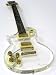 Left handed clear acrylic electric guitar - lp