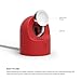 elago W2 Stand [Red] - [Supports Nightstand Mode][Cable Management][Scratch-Free Silicone] - for Apple Watch