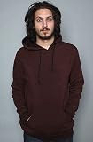 Alternative Apparel The Hoodlum Eco Fleece Pullover Hoodie in Black Cherry hood ,Sweatshirts for Men