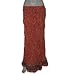 DakshCraft Girls Cotton Long Skirt, Red