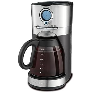 Mr. Coffee VMX37 12-Cup Programmable Coffeemaker, Stainless Steel