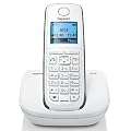 Gigaset A510 Schnurlostelefon (beleuchtetes Display, DECT) wei�
