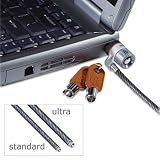 New-Kensington 67723 - MicroSaver Keyed Ultra Laptop Lock, 6 ft. Steel Cable, Two Keys - KMW67723