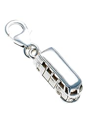 Welded Bliss Sterling 925 Silver Charm. Iconic Volkswagen Vw Combi Split Screen Camper Van. Lobster Clip On Fit. WBC1203