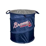 Atlanta Braves MLB Collapsible Trash Can by Logo Chair